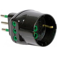 FME 87211 adattatore per presa di corrente Tipo L (IT) Nero