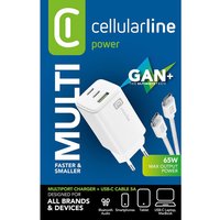 Cellularline Multipower 65W Kit - Smartphone, tablet e laptop