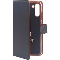 Celly Wally custodia per cellulare 16 cm (6.3'') Custodia a libro Nero, Marrone