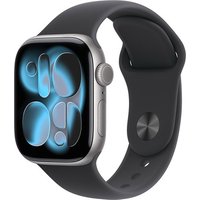 Apple Watch Series 11 GPS + Cellular 42mm Cassa Alluminio Grigio Siderale con Sport Band Nero - M/L