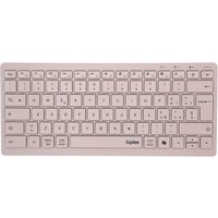 IOPLEE Tastiera wireless ricaricabile Rosa