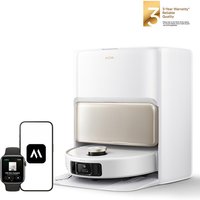 MOVA V50 Ultra Complete VIU, Robot Aspirapolvere Lavapavimenti Intelligente con Navigazione FlexiRise™, Potenza di Aspirazione 24.000Pa, Mocio Termico Du
