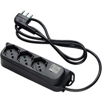FANTON 474614 prolunghe e multiple 3 presa(e) AC Interno Nero