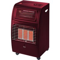 Argoclima SOL RED TURBO stufa Libera installazione Elettrico, GPL Rosso