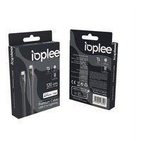 IOPLEE Cavo Dati Premium 120cm da USB-C a Lightning MFi - Nero