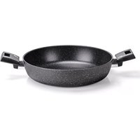 Moneta 0008730228 padella Rotondo Nero, Grigio