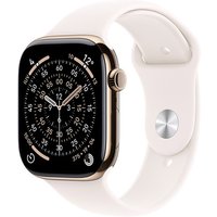 Apple Watch Series 11 GPS + Cellular 46mm Cassa Titanio Oro con Band Rosa Fard - S/M