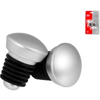 Pengo Home Confezione 2 tappi salvagusto Soave in plastica silver