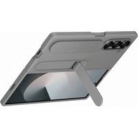 Samsung Galaxy Z Fold6 Silicone Grip Case with Stand Grigia