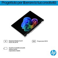 HP OmniBook X FlipNGAI OmniBook X Flip 16-as0006nl Next Gen AI Copilot+ PC Intel Core Ultra 7 258V Ibrido (2 in 1) 40,6 cm (16'') Touch screen 3K 32 GB L