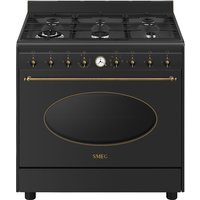 Smeg Coloniale CO96GMA9 cucina Cucina freestanding A Elettrico Gas Antracite Made in Italy