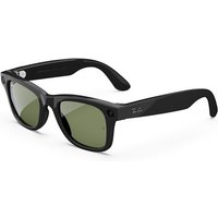 Ray-Ban Meta Wayfarer, Nero lucido, Verde G15