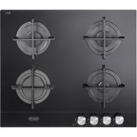 De’Longhi SLF 4R60 LN2 piano cottura Nero Da incasso 60 cm Gas 4 Fornello(i)