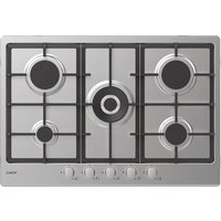 Candy Timeless CHG74WX Acciaio inox Da incasso 74.5 cm Gas 5 Fornello(i)