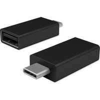Microsoft JTY-00004 adattatore per inversione del genere dei cavi USB-C USB 3.1 Type-A Nero