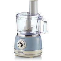 Ariete Linea Vintage 1781 Robot da cucina Vintage, 1000W, Capacità 2,1L (utilizzabile 1,2L), Per preparazione impasti, Celeste