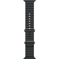 Apple Cinturino Ocean nero (49 mm) - Titanio naturale
