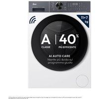 Hoover HLPD4117BL10UH11 lavasciuga Libera installazione Caricamento frontale Bianco