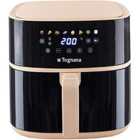 Tognana Porcellane D2DFA05IRCH friggitrice Singolo 8 L Indipendente 2000 W Friggitrice ad aria calda Nero, Champagne