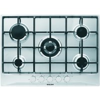 Glem Gas GT755IX piano cottura Acciaio inox Da incasso 70 cm 5 Fornello(i)
