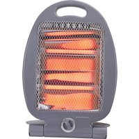 Smartway WFQH02 stufetta elettrica Interno Grigio 1200 W Riscaldatore di ambienti elettrico alogeno