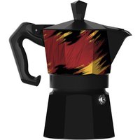 Bialetti Moka Express 3 tazze Roma 0,15 L Nero, Rosso, Oro
