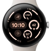 Google Pixel Watch 3 AMOLED 45 mm Digitale Touch screen Argento Wi-Fi GPS (satellitare)