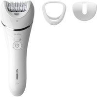 Philips Serie 8000 Epilatore Wet & Dry bianco con 3 accessori BRE700/00