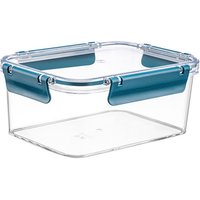 H&H contenitore ermetico rettangolare Easy Clips blu 1800 cc