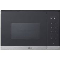 LG MG7Z2593D Nero, Acciaio inox Microonde con grill Da incasso 25 L 900 W