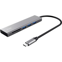 Trust Halyx USB 3.2 Gen 1 (3.1 Gen 1) Type-C 104 Mbit/s Alluminio