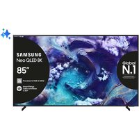 Samsung Neo QLED AI TV 85'' QE85QN900FTXZT 8K Mini LED, Processore NQ8 AI Gen2, 8K AI Upscaling, Glare Free, Neo Quantum HDR 8K Pro, Dolby Atmos & OTS+,