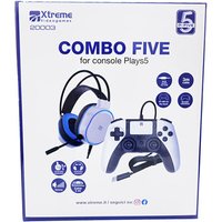 Xtreme Combo Five wired controller e cuffia virtual 7.1 per console plays 5