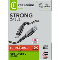 Cellularline Tetra Force Cable 200cm - USB-C