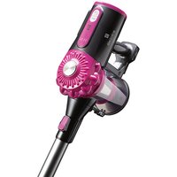 Electroline SRE2206 scopa elettrica Aspirapolvere a bastone 2 in 1 Batteria Secco HEPA Senza sacchetto 0,6 L 130 W Grigio, Rosa 2,2 Ah