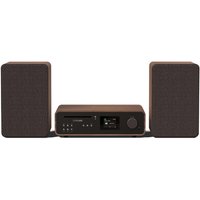 Pure Micro HiFi Classic Stereo Microsistema audio per la casa 50 W Nero, Noce