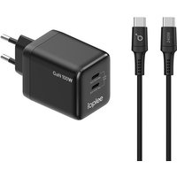 IOPLEE Caricabatterie GaN 100 W per dispositivi mobili Smartphone, Tablet, Computer portatile Nero AC Ricarica rapida Interno