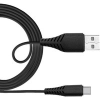 Electroline ELTC2MTB cavo USB 2 m USB 2.0 USB A USB C Nero