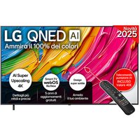 LG QNED AI 86QNED80A6A TV Serie QNED80 86'' 4K, α7 Gen8, HDR10, 20W, 3 HDMI con Game Optimizer, Smart TV WebOS 25