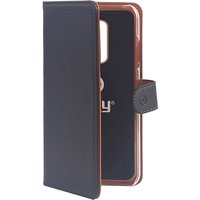 Celly Wally custodia per cellulare 16,5 cm (6.5'') Custodia a libro Nero, Marrone