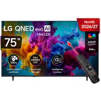 LG QNED evo AI MiniLED 75'' Serie QNED8MB 75QNED8MB6A, 4K, AI Magic Remote, HDR10 Pro, VRR 144Hz, 3 HDMI, SMART TV 2026