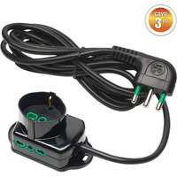 FANTON 42108 prolunghe e multiple 3 m 3 presa(e) AC Interno Nero