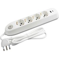 bticino Poker prolunghe e multiple 1,5 m 4 presa(e) AC Interno Bianco