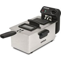 G3 Ferrari Pastella Singolo 3 L Indipendente 2000 W Friggitrice Nero, Acciaio inox