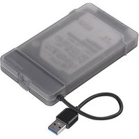 Mediacom MD-S408 contenitore di unità di archiviazione Custodia per Disco Rigido (HDD) Translucent 2.5''