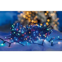 Royal Christmas 100 minilucciole LED da interno/esterno con controller (8 giochi di luce)