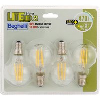 Beghelli Sfera Liteled.2 BLISTER pack 4x