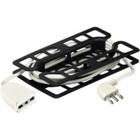 bticino 2528B prolunghe e multiple 5 m 1 presa(e) AC Nero, Bianco