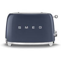 Smeg TSF01NBEU tostapane 6 2 fetta/e 950 W Blu, Cromo
