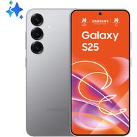 Samsung Galaxy S25 Smartphone AI, Display 6.2'' FHD+ Dynamic AMOLED 2X, Fotocamera 50MP, RAM 12GB, 128GB, 4.000 mAh, Silver shadow